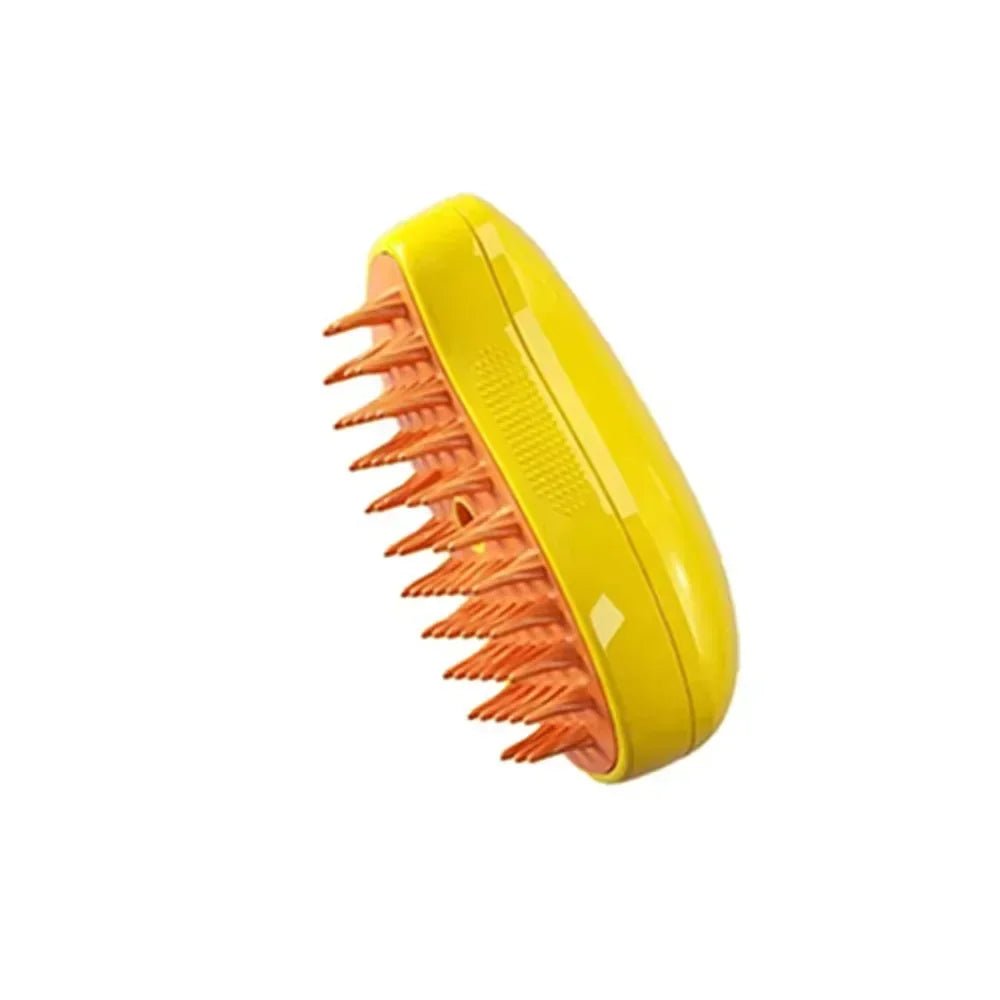 3 - in - 1 Pet Steam Brush - Electric Sprayer, Massager, and Shedding Control - Meterpet