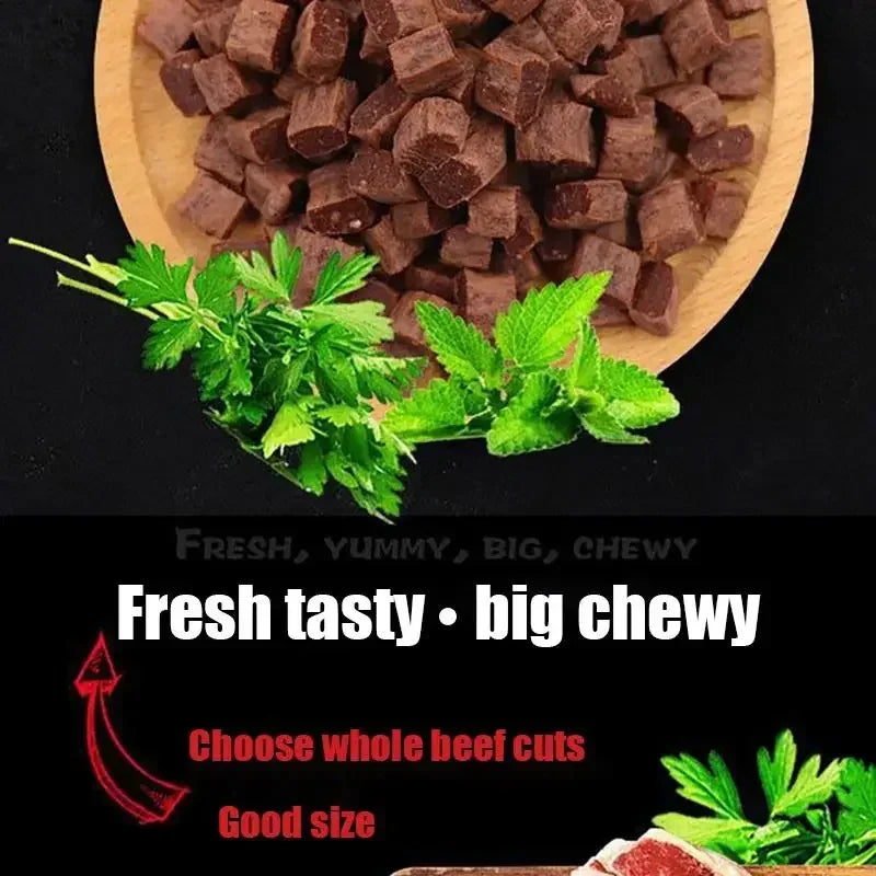 Tasty Beef Particle Dog Snacks – Perfect for Training Everyday Treats - Meterpet