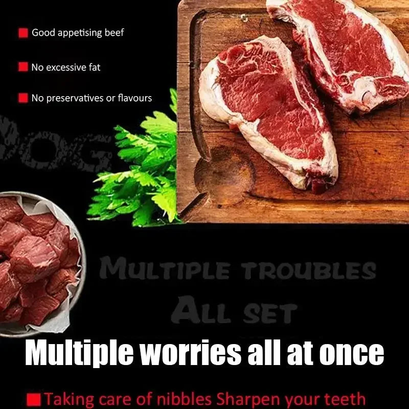 Tasty Beef Particle Dog Snacks – Perfect for Training Everyday Treats - Meterpet