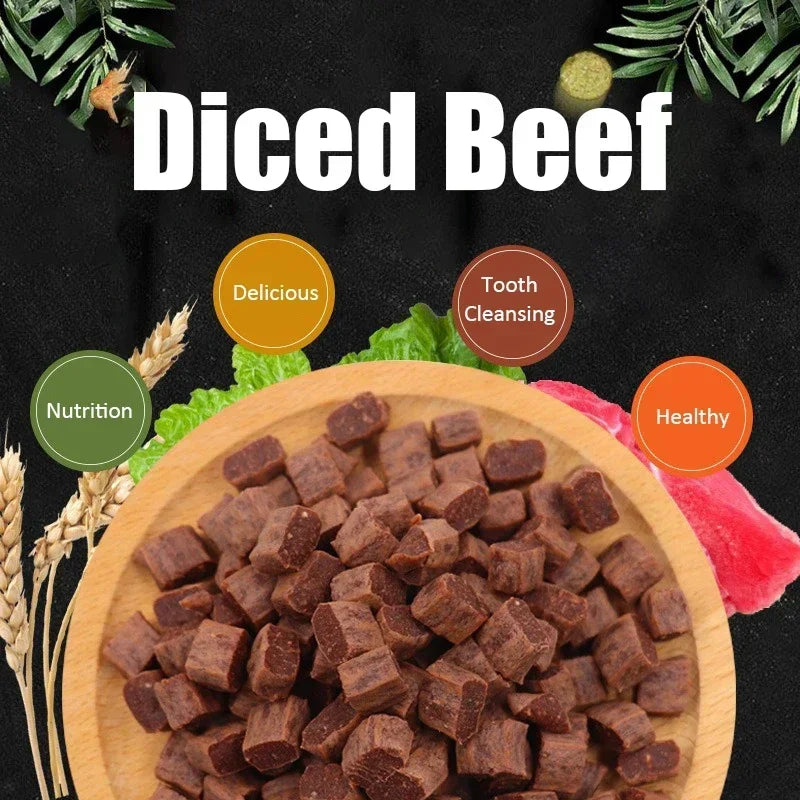 Tasty Beef Particle Dog Snacks – Perfect for Training Everyday Treats - Meterpet