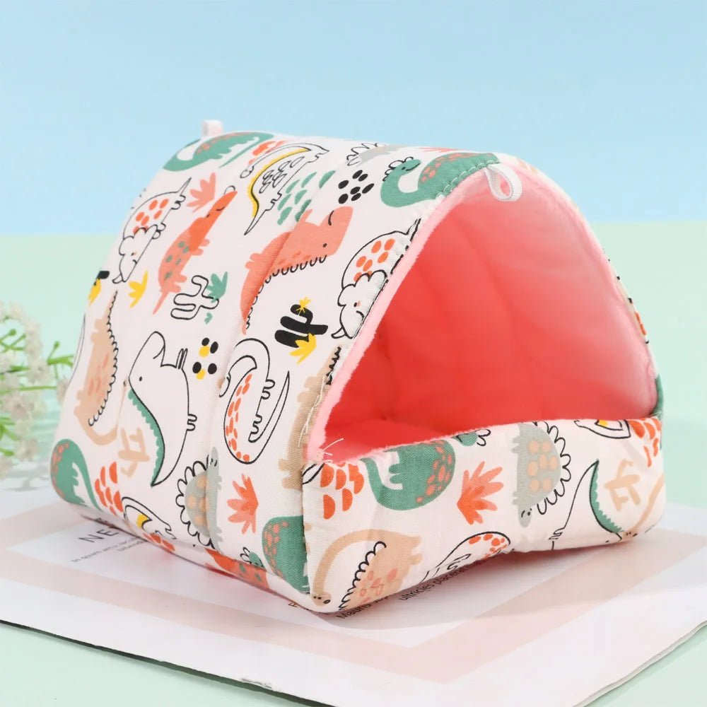 Cute Cartoon Guinea Pig Hutch Mini Cage - Warm and Comfortable - Meterpet