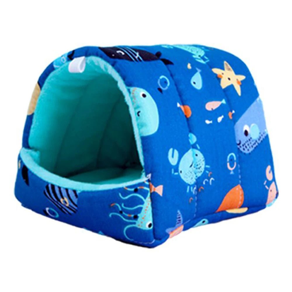 Cute Cartoon Guinea Pig Hutch Mini Cage - Warm and Comfortable - Meterpet