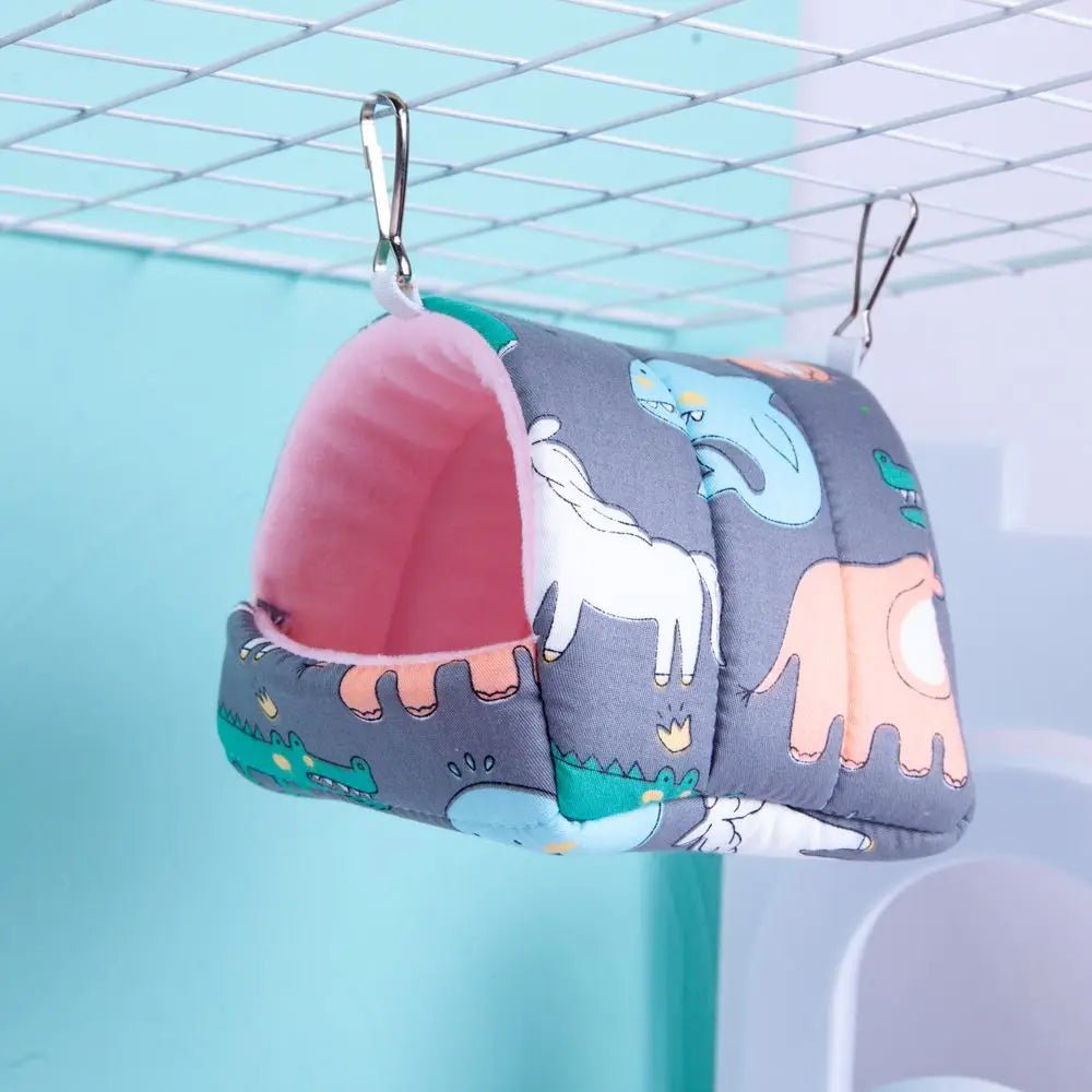 Cute Cartoon Guinea Pig Hutch Mini Cage - Warm and Comfortable - Meterpet
