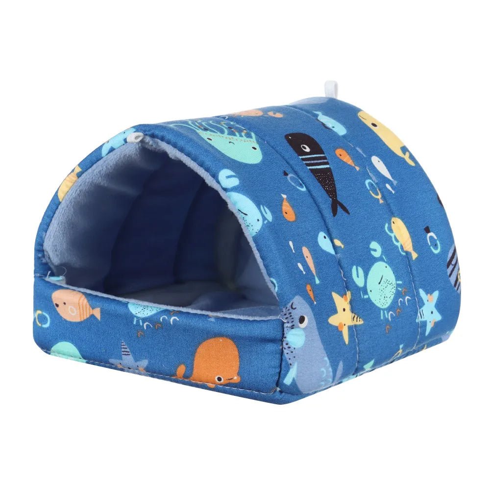 Cute Cartoon Guinea Pig Hutch Mini Cage - Warm and Comfortable - Meterpet