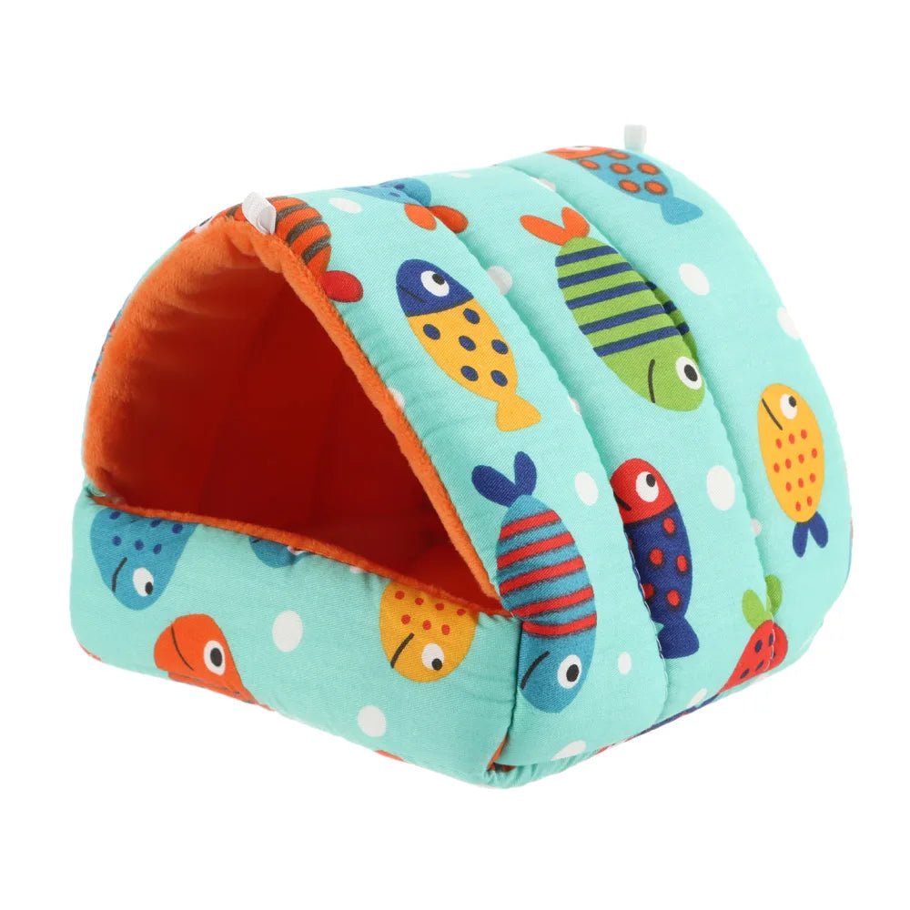 Cute Cartoon Guinea Pig Hutch Mini Cage - Warm and Comfortable - Meterpet