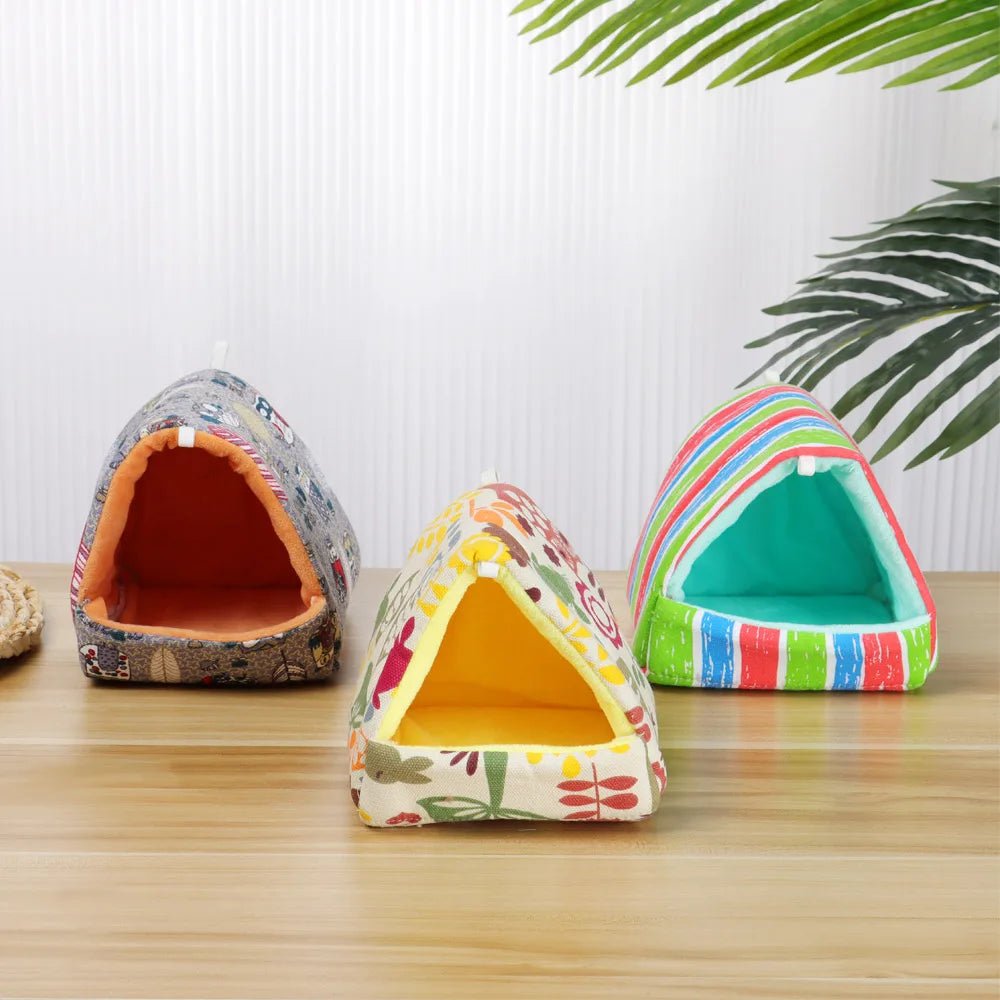 Cute Cartoon Guinea Pig Hutch Mini Cage - Warm and Comfortable - Meterpet