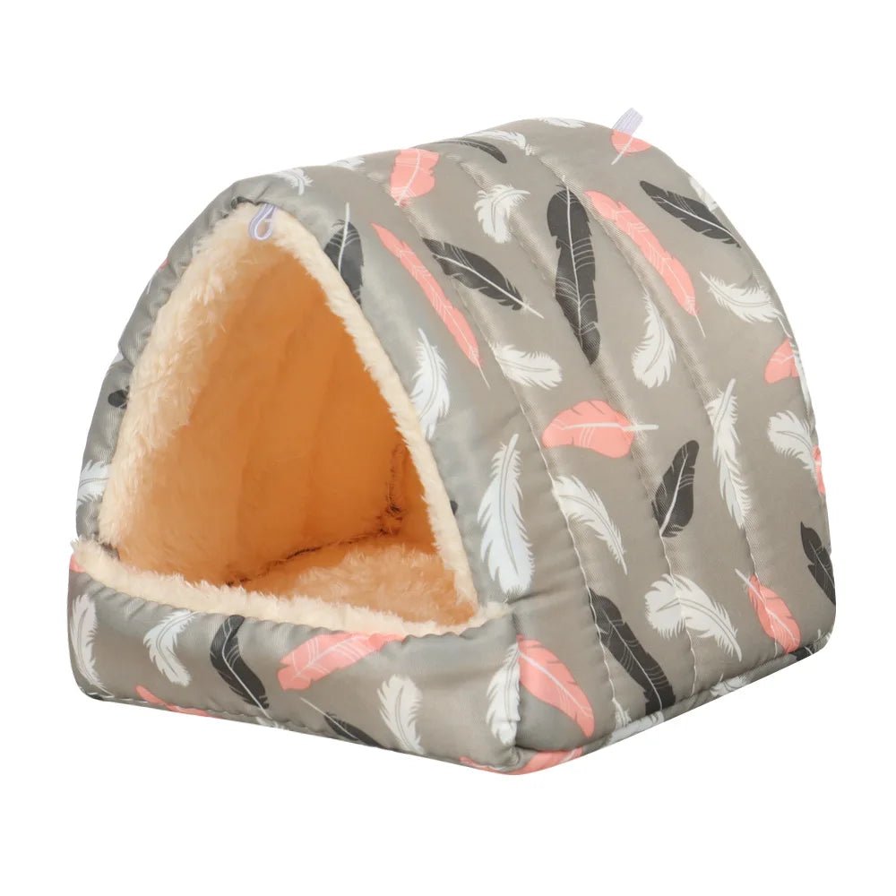 Cute Cartoon Guinea Pig Hutch Mini Cage - Warm and Comfortable - Meterpet