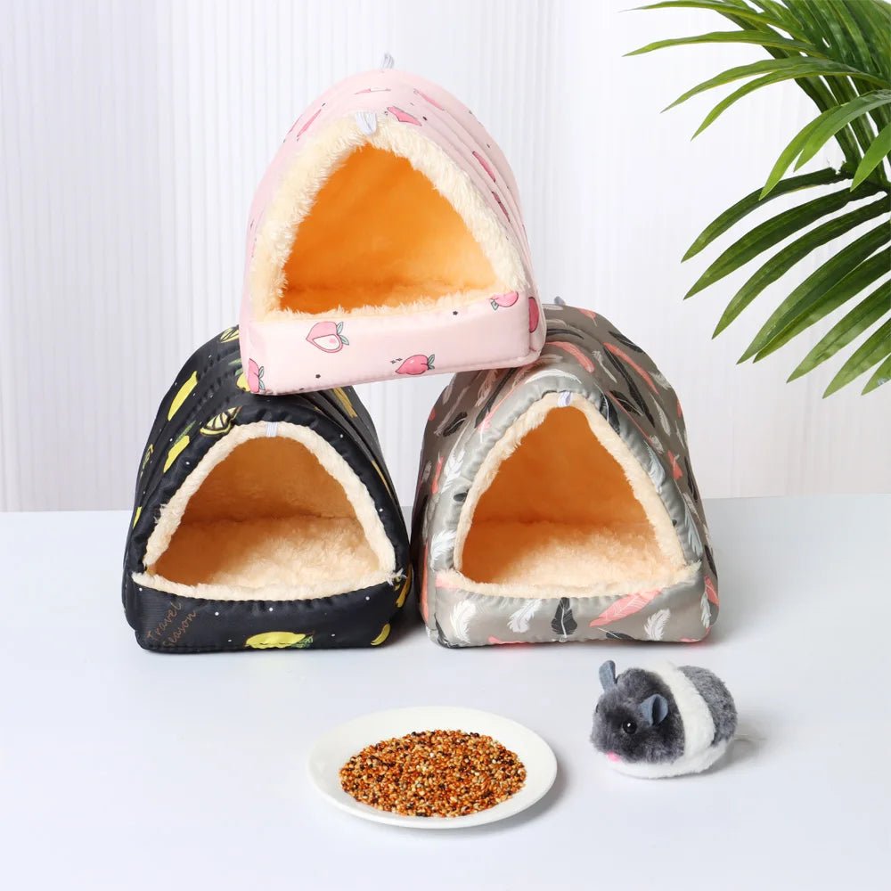 Cute Cartoon Guinea Pig Hutch Mini Cage - Warm and Comfortable - Meterpet