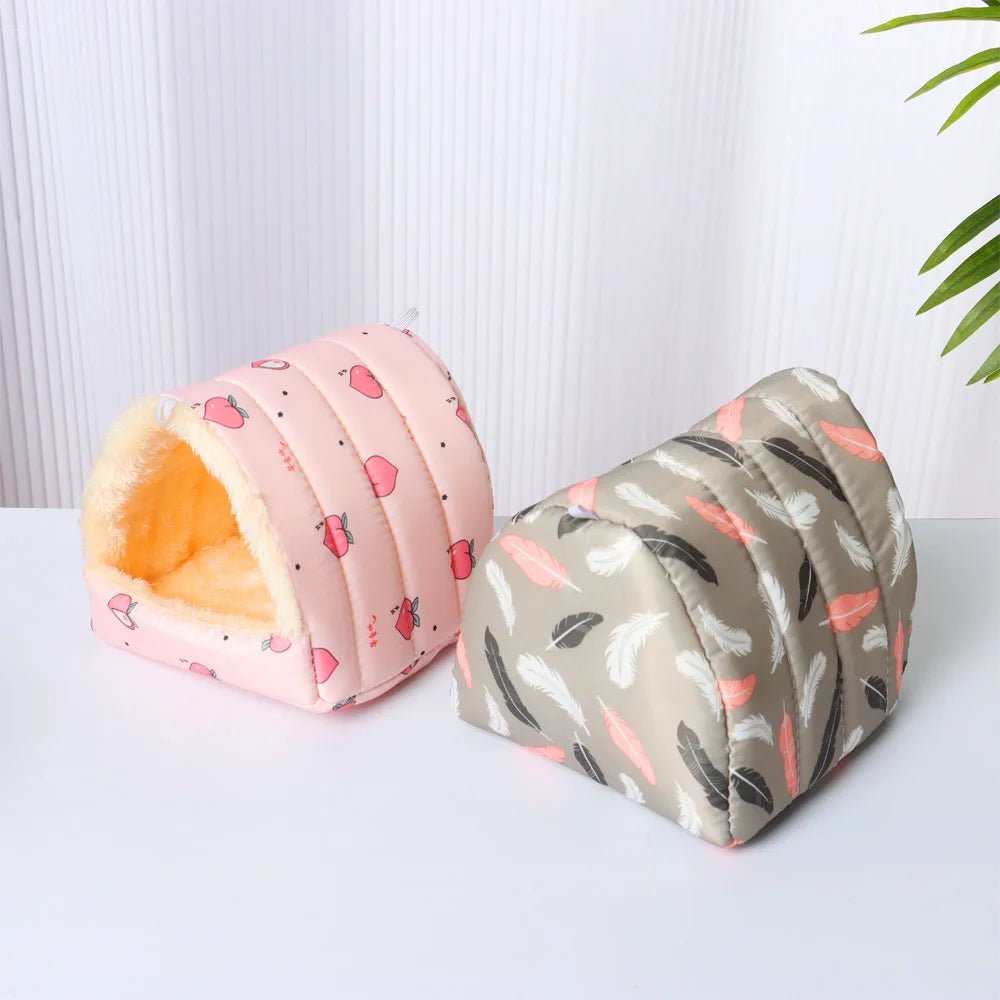 Cute Cartoon Guinea Pig Hutch Mini Cage - Warm and Comfortable - Meterpet
