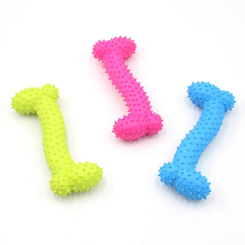 Durable Rubber Chew Toy for Small Dogs - Promotes Healthy Teeth and Gums - Meterpet