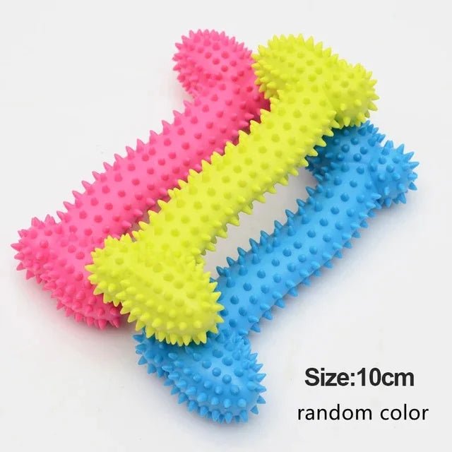 Durable Rubber Chew Toy for Small Dogs - Promotes Healthy Teeth and Gums - Meterpet