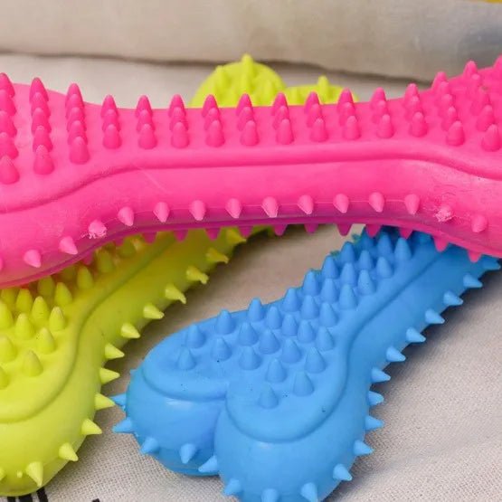 Durable Rubber Chew Toy for Small Dogs - Promotes Healthy Teeth and Gums - Meterpet