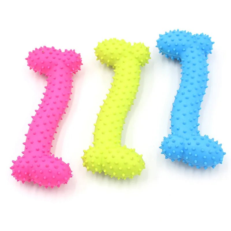 Durable Rubber Chew Toy for Small Dogs - Promotes Healthy Teeth and Gums - Meterpet