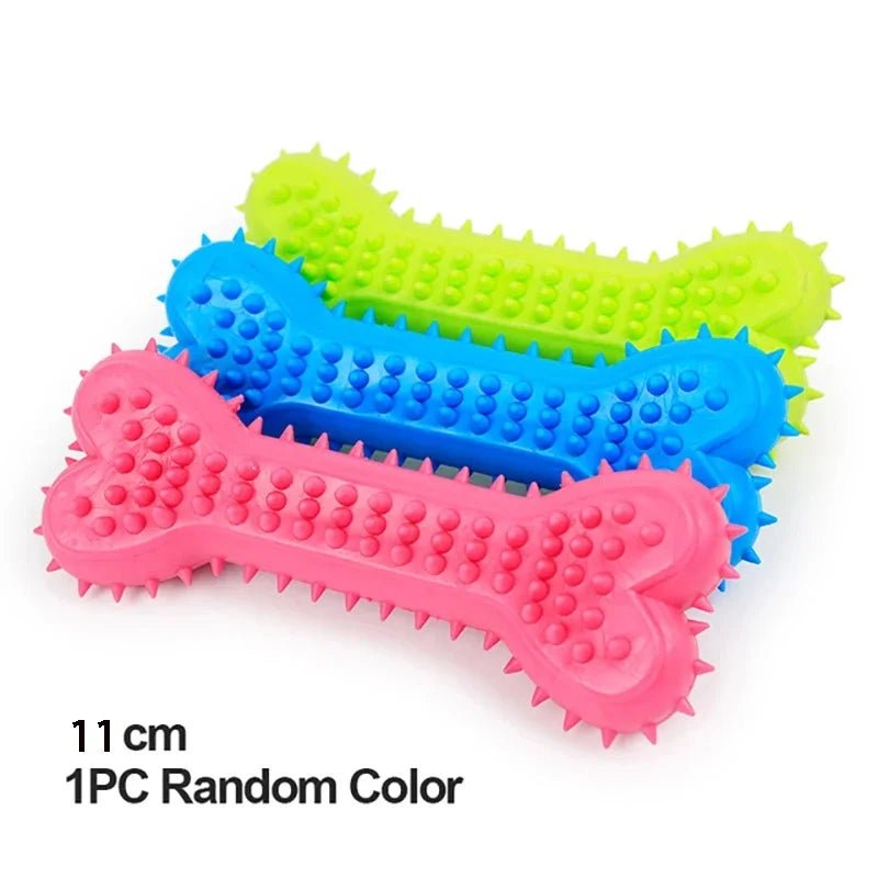 Durable Rubber Chew Toy for Small Dogs - Promotes Healthy Teeth and Gums - Meterpet