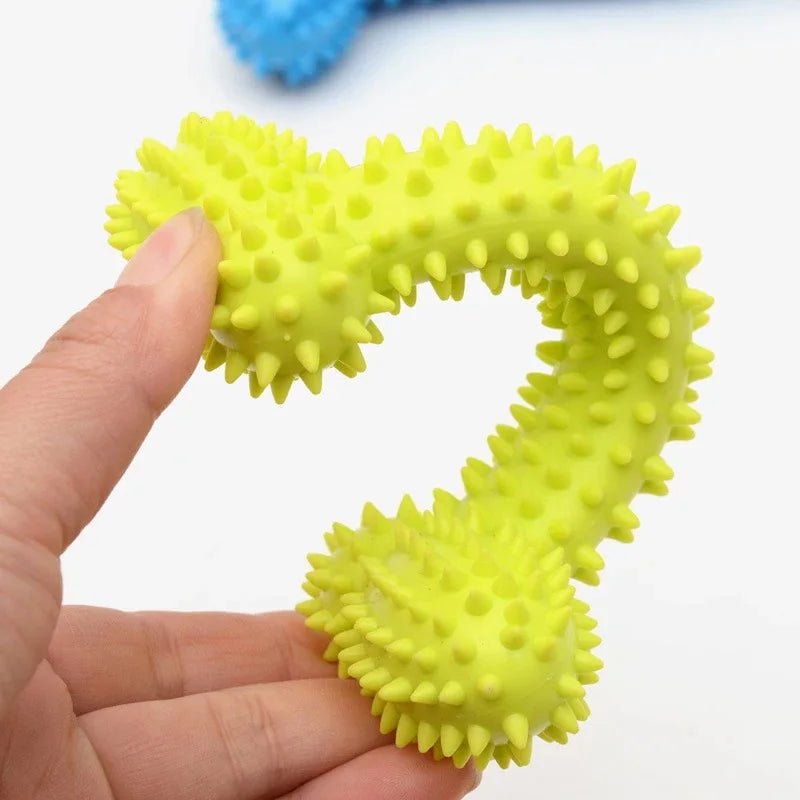 Durable Rubber Chew Toy for Small Dogs - Promotes Healthy Teeth and Gums - Meterpet