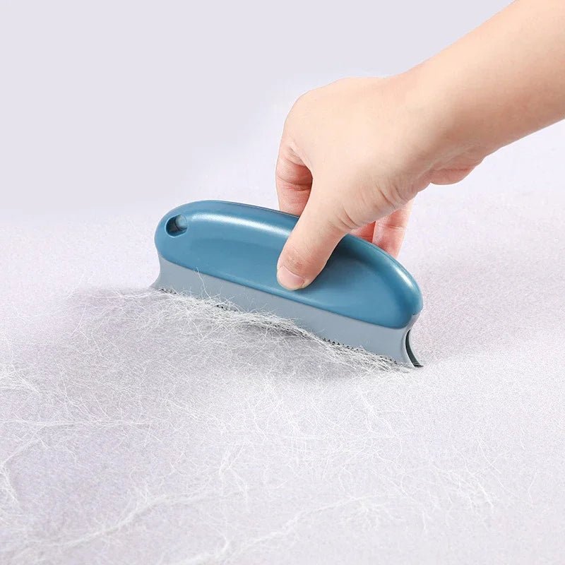 Eco - Friendly 2 - in - 1 Pet Hair Remover Brush for All Fabrics - Portable Lint and Dust Cleaner - Meterpet