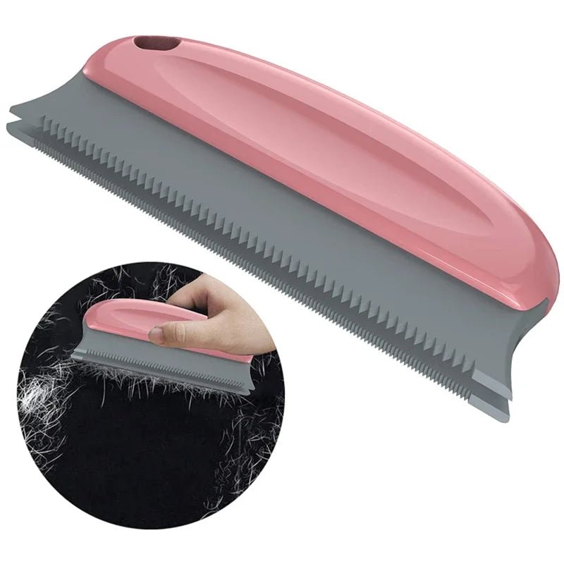 Eco - Friendly 2 - in - 1 Pet Hair Remover Brush for All Fabrics - Portable Lint and Dust Cleaner - Meterpet