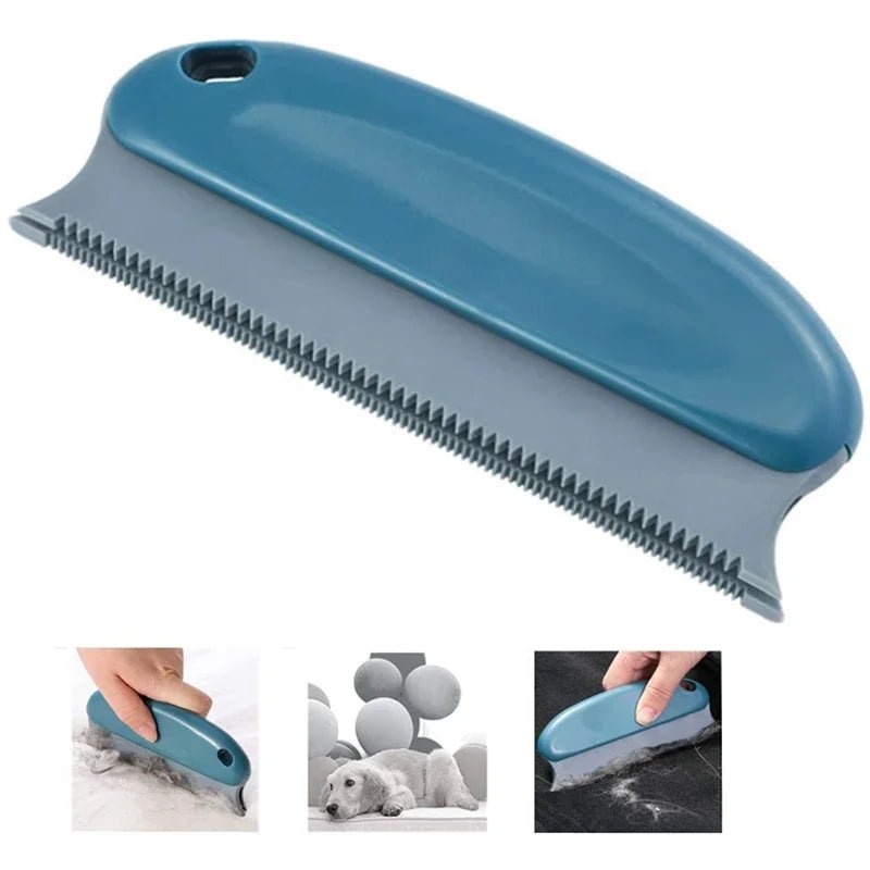 Eco - Friendly 2 - in - 1 Pet Hair Remover Brush for All Fabrics - Portable Lint and Dust Cleaner - Meterpet