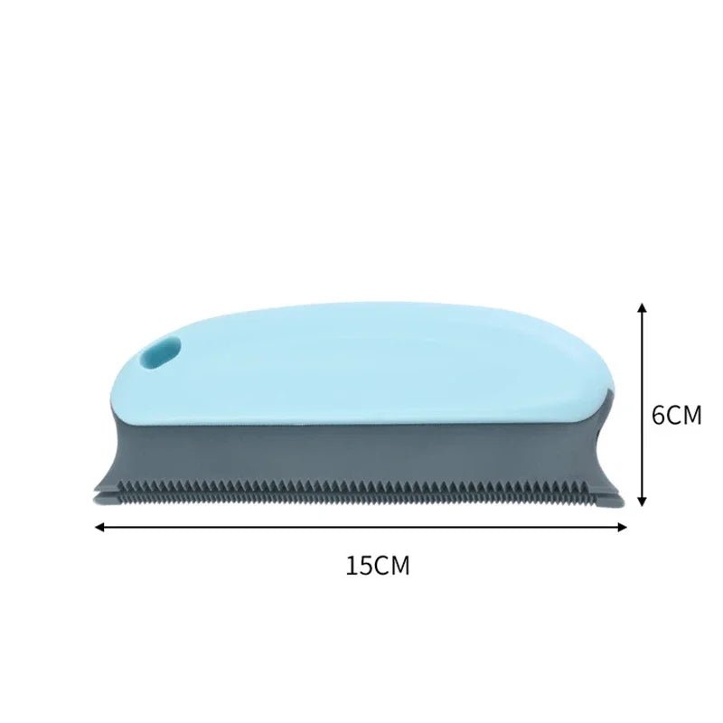 Eco - Friendly 2 - in - 1 Pet Hair Remover Brush for All Fabrics - Portable Lint and Dust Cleaner - Meterpet
