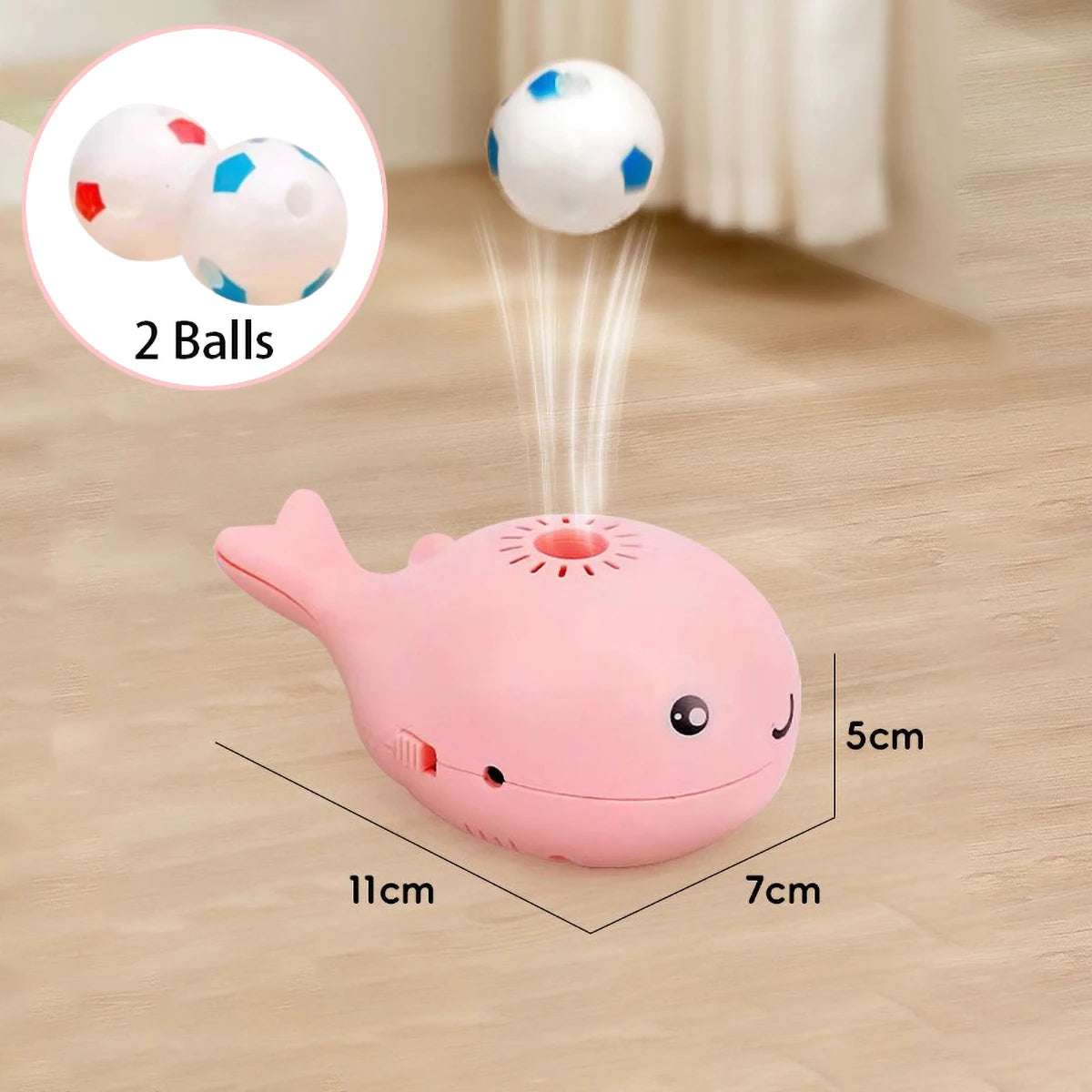 Electric Floating Ball Cat Toy - USB Rechargeable, Interactive Play, Whale - Shaped Design - Meterpet