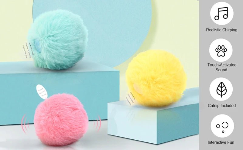 Smart Interactive Plush Catnip Toy is a USB Rechargeable Fun with Motion Activation for Cats - Meterpet