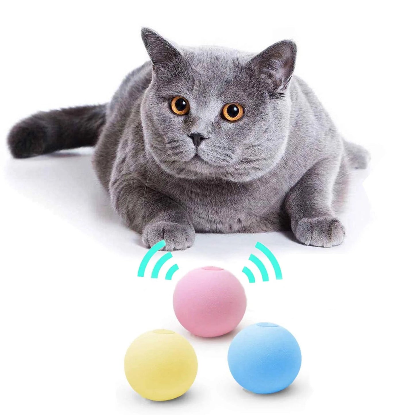 Smart Interactive Plush Catnip Toy is a USB Rechargeable Fun with Motion Activation for Cats - Meterpet