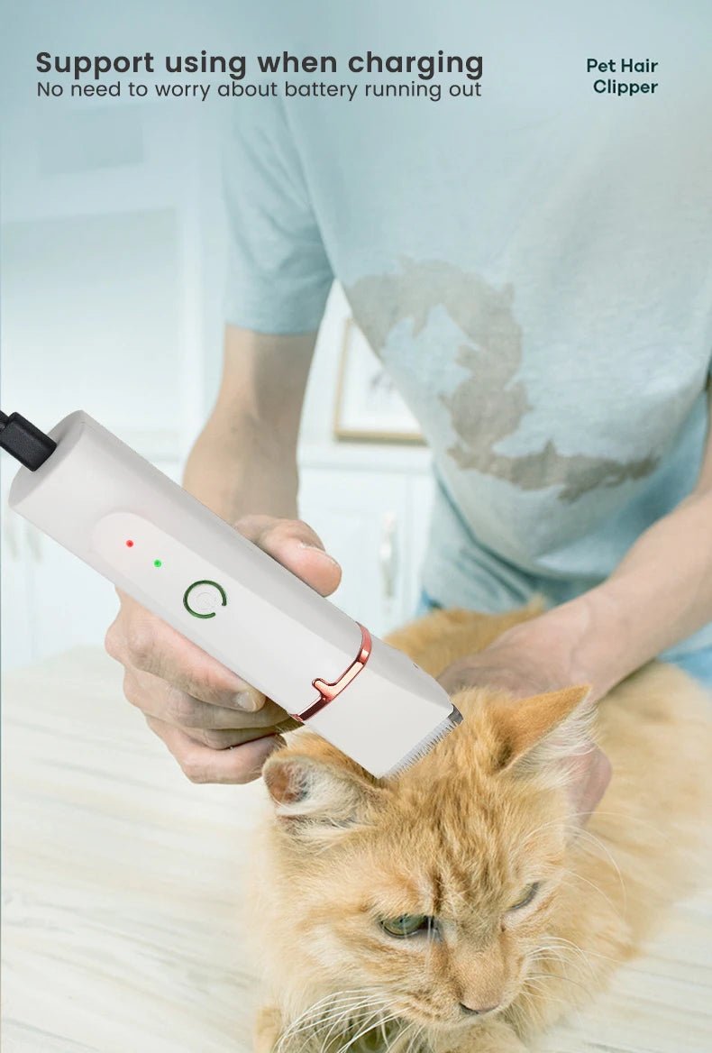 4 - In - 1 Dog Paw Trimmer Set, Precision Blades and Nail Grinder - Meterpet