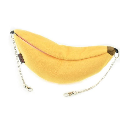 Hamster Cotton Nest Banana Shape House Hammock Bunk Bed - Meterpet