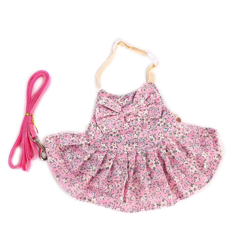Bunny Harness and Leash Set – Adorable Pet Dress and Vest for Small Animals - Meterpet