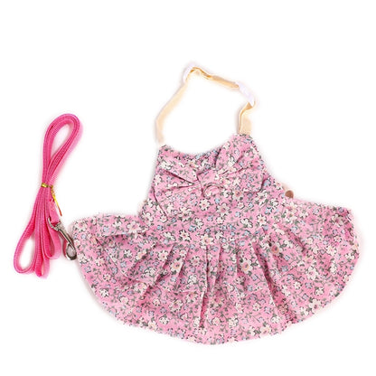 Bunny Harness and Leash Set – Adorable Pet Dress and Vest for Small Animals - Meterpet