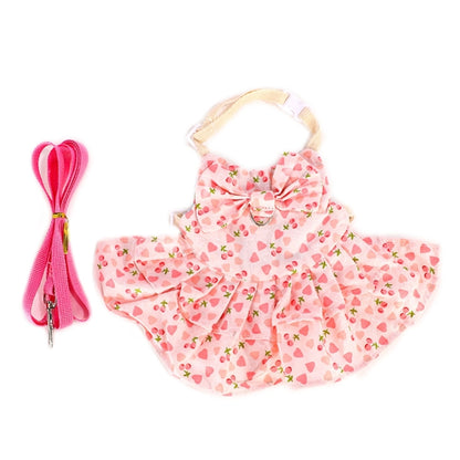 Bunny Harness and Leash Set – Adorable Pet Dress and Vest for Small Animals - Meterpet