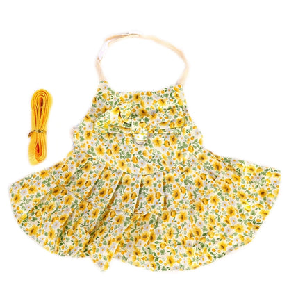 Bunny Harness and Leash Set – Adorable Pet Dress and Vest for Small Animals - Meterpet