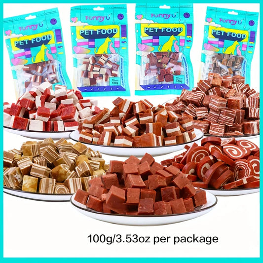 Beef and  Meat Cubes Dog Treats – Healthy, Protein-Rich Bites for All Dogs - Meterpet