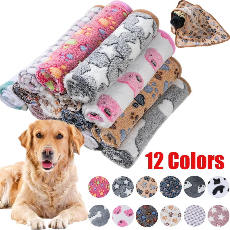 Dog Blanket - Coral Fleece Pet Sleeping Blanket - Meterpet