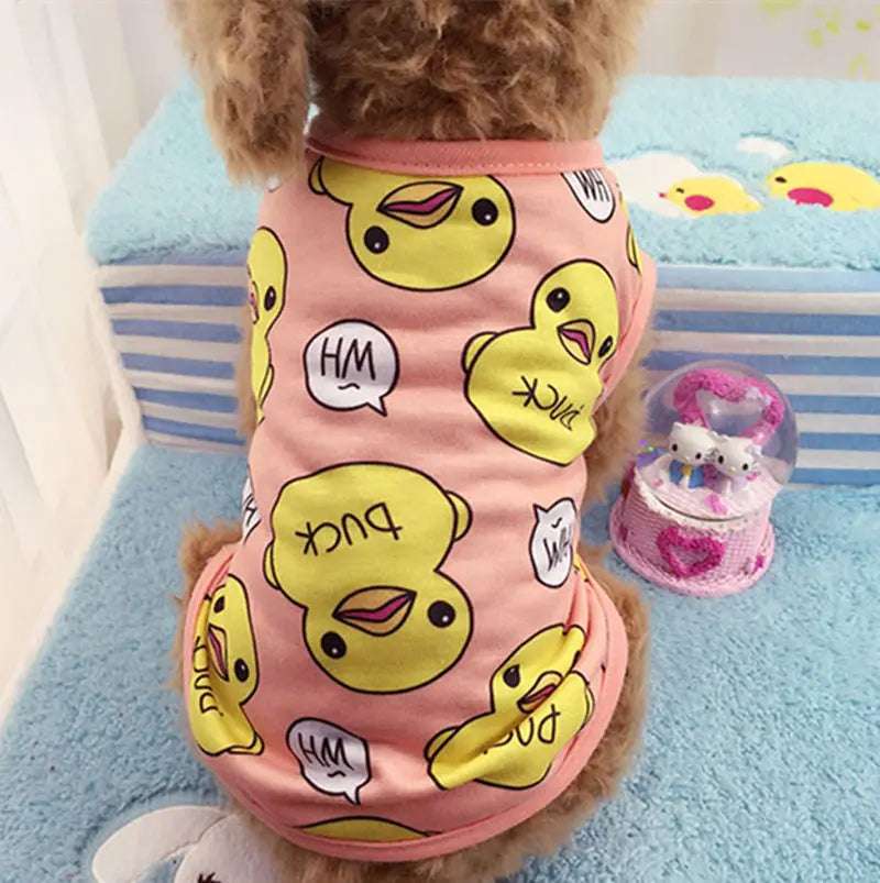 Adorable Dog Fleece Pyjamas for Small Breeds – Soft, Breathable and Stylish for Spring/Summer - Meterpet