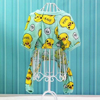 Adorable Dog Fleece Pyjamas for Small Breeds – Soft, Breathable and Stylish for Spring/Summer - Meterpet