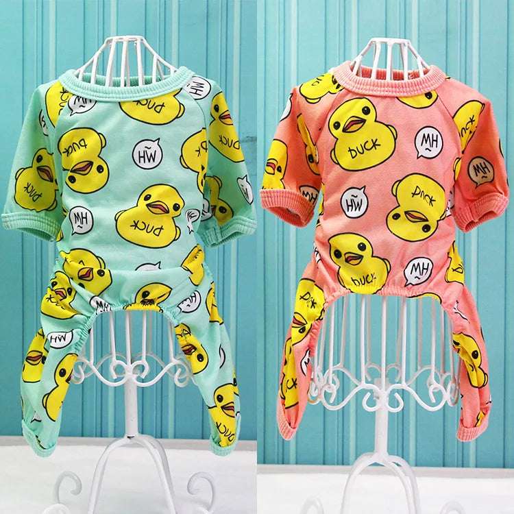 Adorable Dog Fleece Pyjamas for Small Breeds – Soft, Breathable and Stylish for Spring/Summer - Meterpet