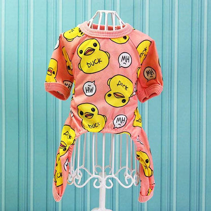 Adorable Dog Fleece Pyjamas for Small Breeds – Soft, Breathable and Stylish for Spring/Summer - Meterpet