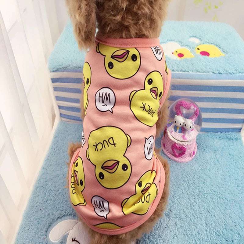 Adorable Dog Fleece Pyjamas for Small Breeds – Soft, Breathable and Stylish for Spring/Summer - Meterpet