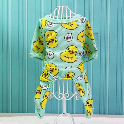 Adorable Dog Fleece Pyjamas for Small Breeds – Soft, Breathable and Stylish for Spring/Summer - Meterpet