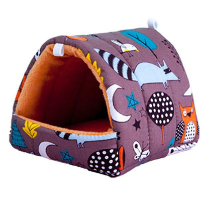 Cute Cartoon Guinea Pig Hutch Mini Cage - Warm and Comfortable - Meterpet