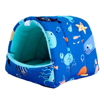 Cute Cartoon Guinea Pig Hutch Mini Cage - Warm and Comfortable - Meterpet