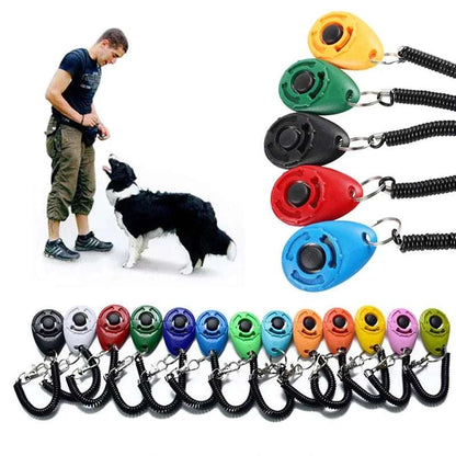 Dog Training Clicker With Adjustable Wrist Strap - Perfect For Training A Dog With A Clicker - Meterpet