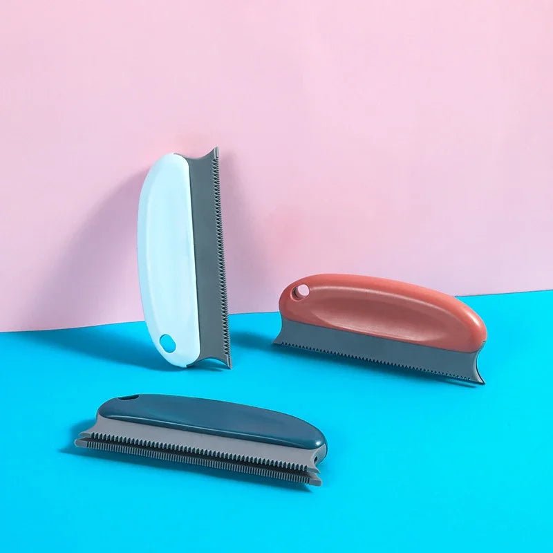 Eco - Friendly 2 - in - 1 Pet Hair Remover Brush for All Fabrics - Portable Lint and Dust Cleaner - Meterpet