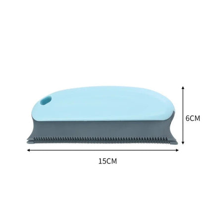 Eco - Friendly 2 - in - 1 Pet Hair Remover Brush for All Fabrics - Portable Lint and Dust Cleaner - Meterpet