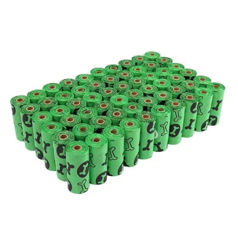 Eco - Friendly Dog Poop Bags Rolls - Biodegradable, Leak - Proof, Easy Tear for Home & Walks - Meterpet