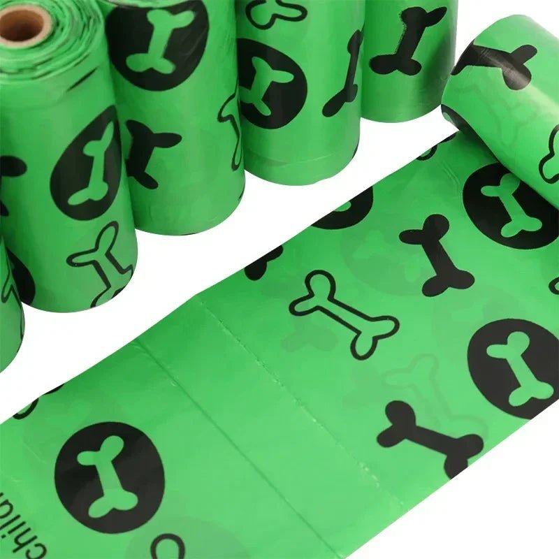 Eco - Friendly Dog Poop Bags Rolls - Biodegradable, Leak - Proof, Easy Tear for Home & Walks - Meterpet
