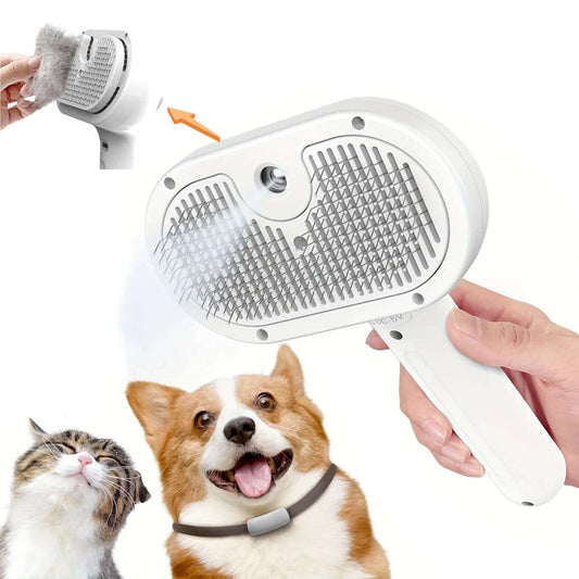 Effortless Pet Grooming Comb with Steam Spray - Meterpet