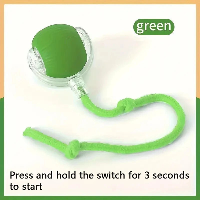 Interactive Dog Toy Ball - Smart USB Rechargeable Bouncing Ball for Active Dogs - Meterpet