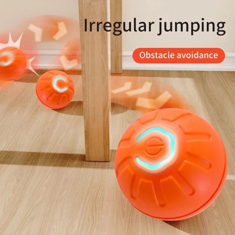 Interactive Dog Toy Ball - Smart USB Rechargeable Bouncing Ball for Active Dogs - Meterpet